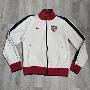 2010-2011 Nike USA Football Team Soccer Track Jacket Zip Up Men's